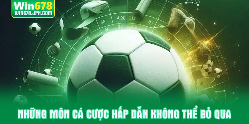 Những môn cá cược hấp dẫn không thể bỏ qua